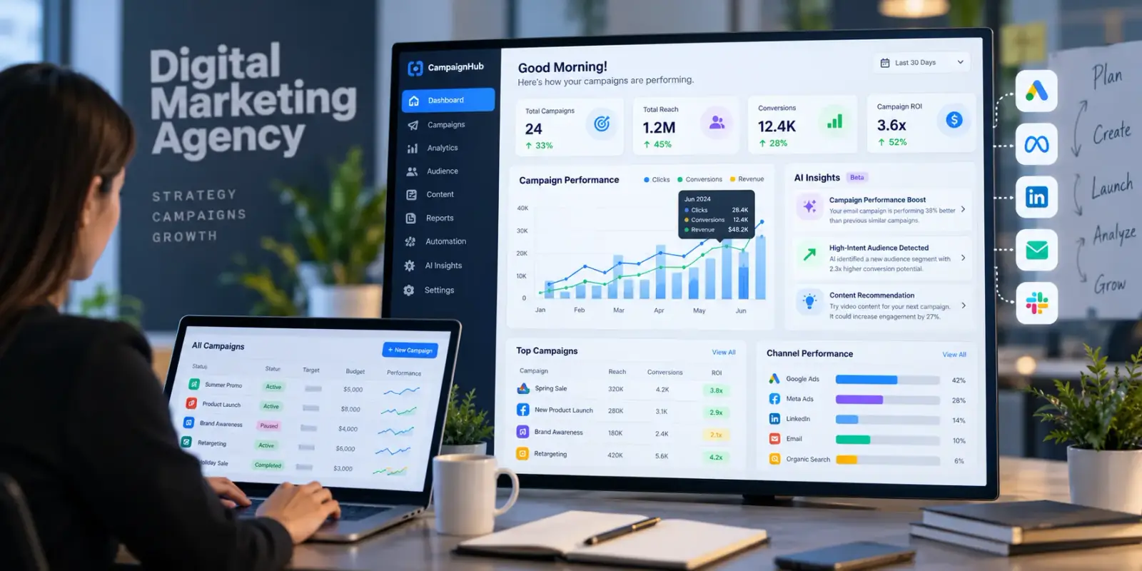 AI-Powered Campaign Management Software for a Digital Marketing Agency AI-powered campaign management software for a digital marketing agency