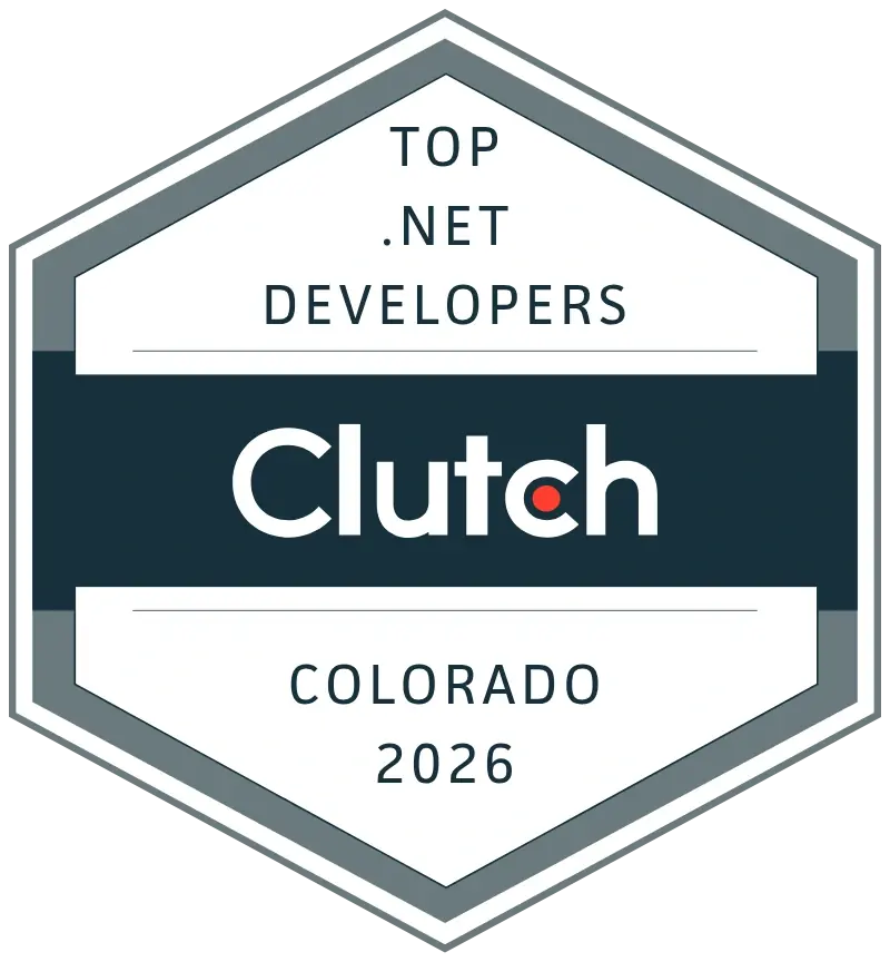 Clutch Top .NET Developers Colorado 2026 badge