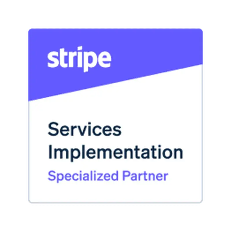Stripe Services Implementation Specialized Partner badge