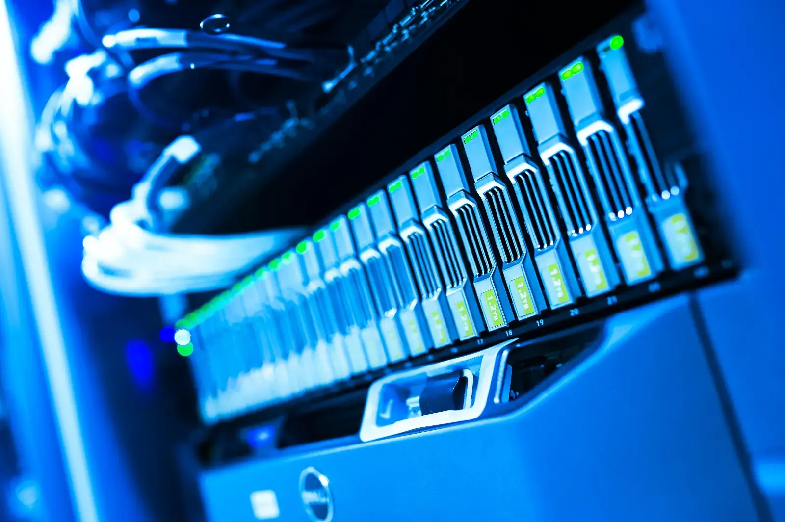 Data center servers representing the benefits of cloud migration